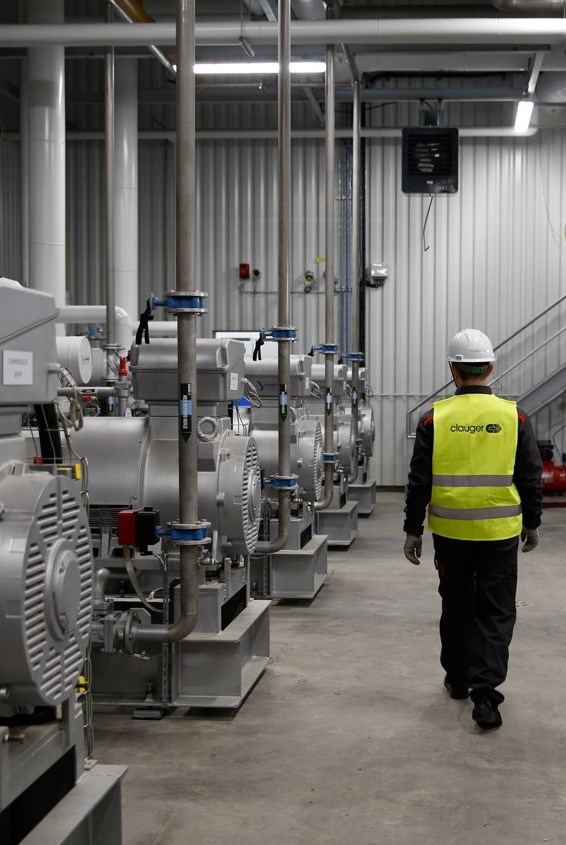 Salle des machines
